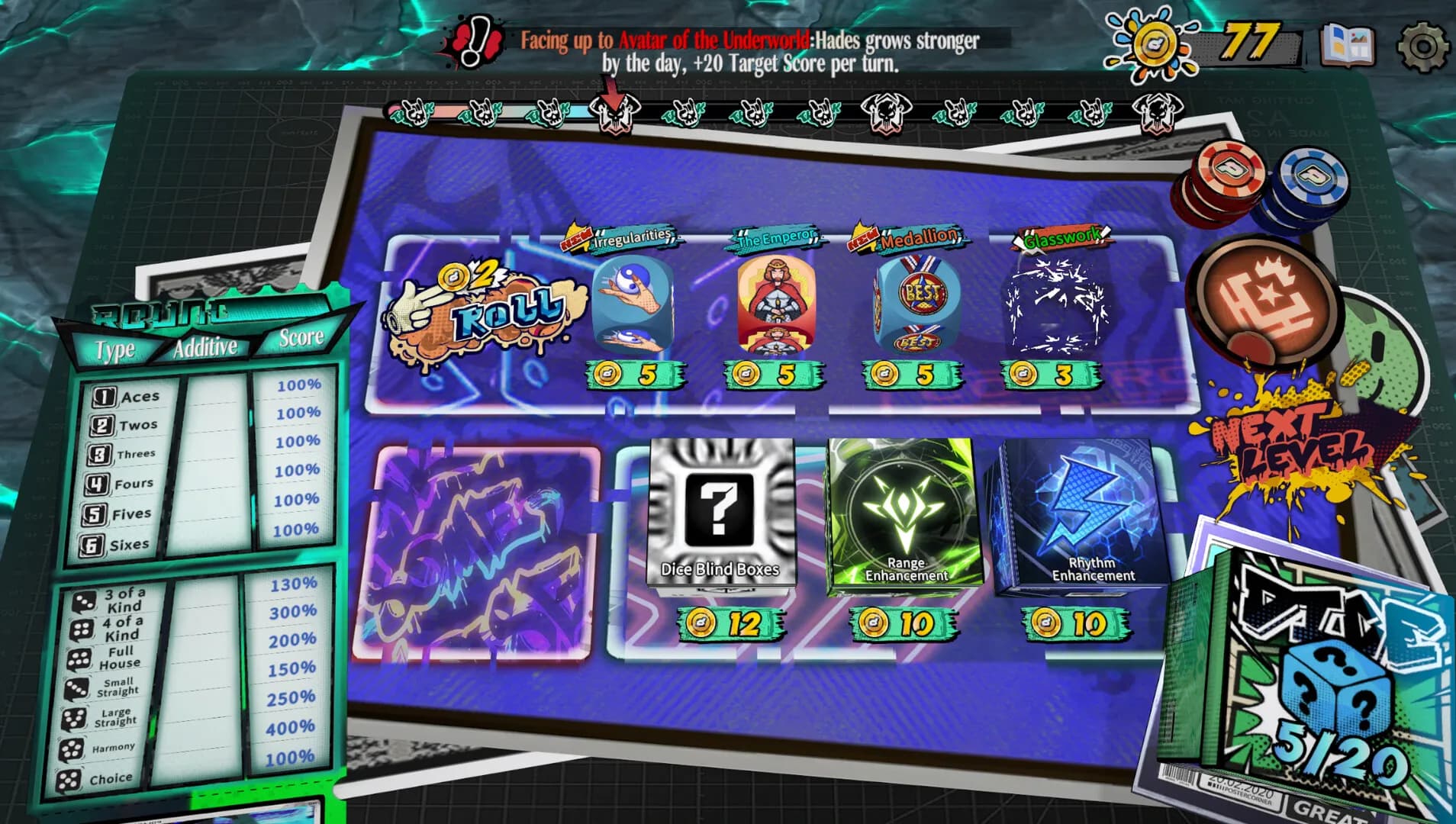 Dice Player One screenshot screenshot 2