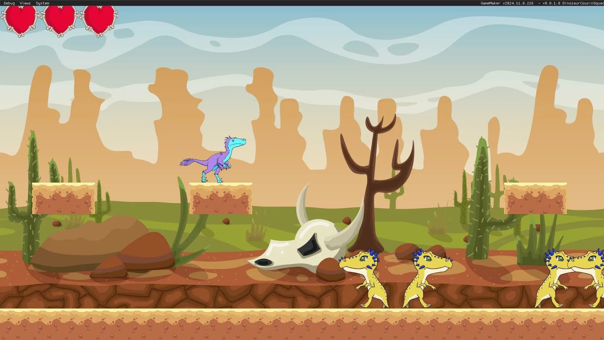 Dinosaur Cousin Squad screenshot screenshot 1