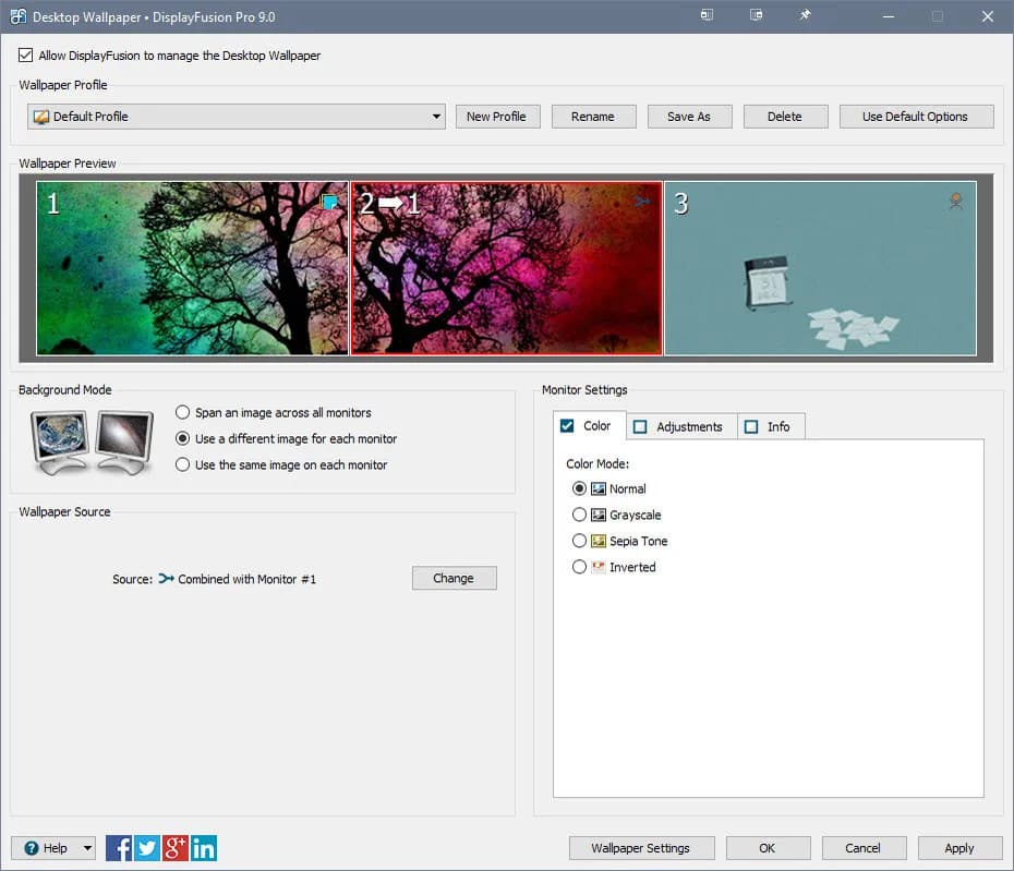 DisplayFusion screenshot screenshot 0