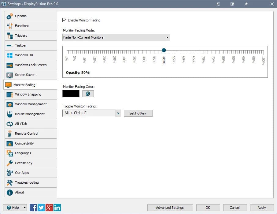 DisplayFusion screenshot screenshot 4