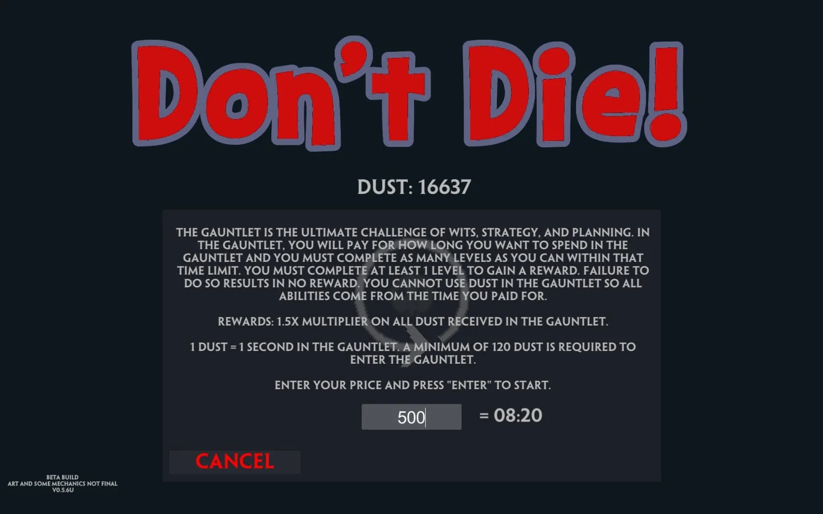 DON'T DIE! screenshot screenshot 10