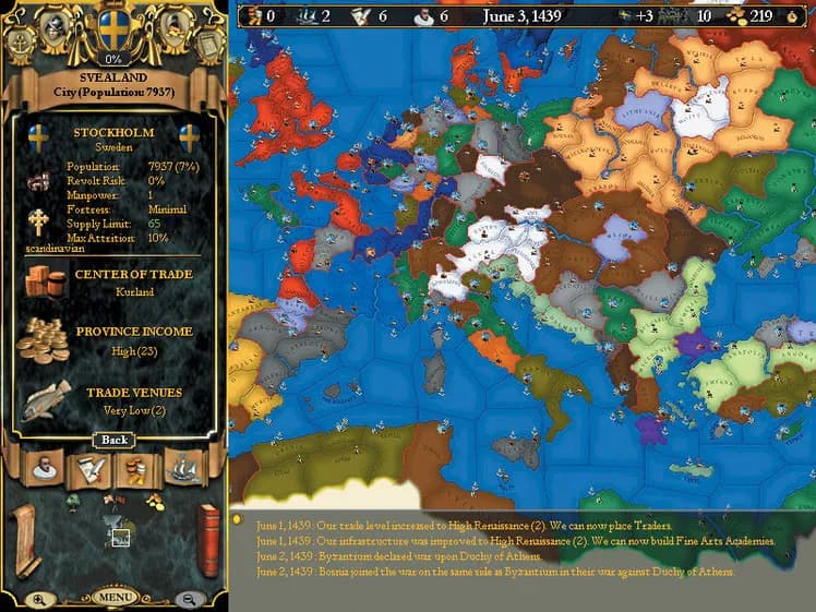 Europa Universalis II screenshot screenshot 0