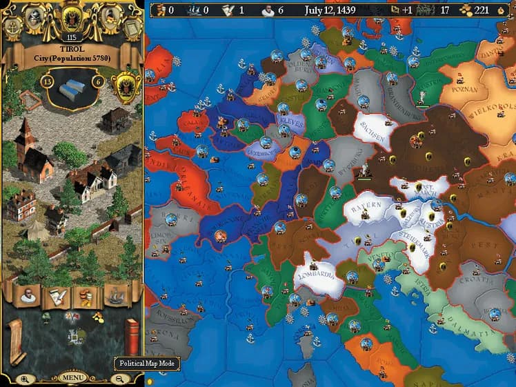 Europa Universalis II screenshot screenshot 10