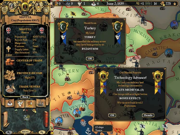 Europa Universalis II screenshot screenshot 14
