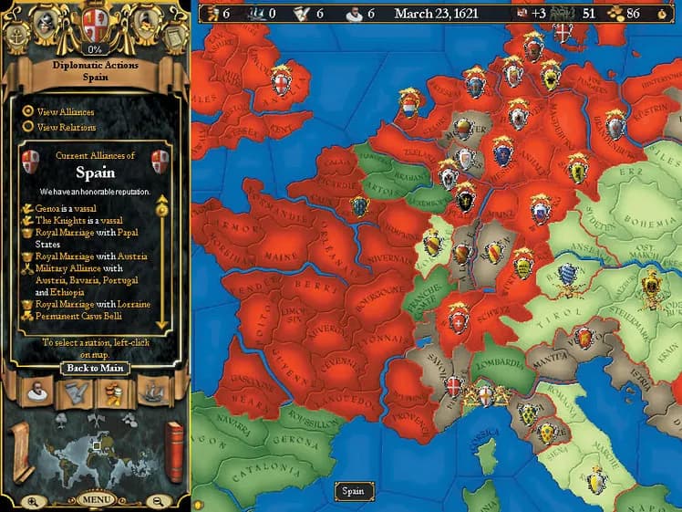 Europa Universalis II screenshot screenshot 15
