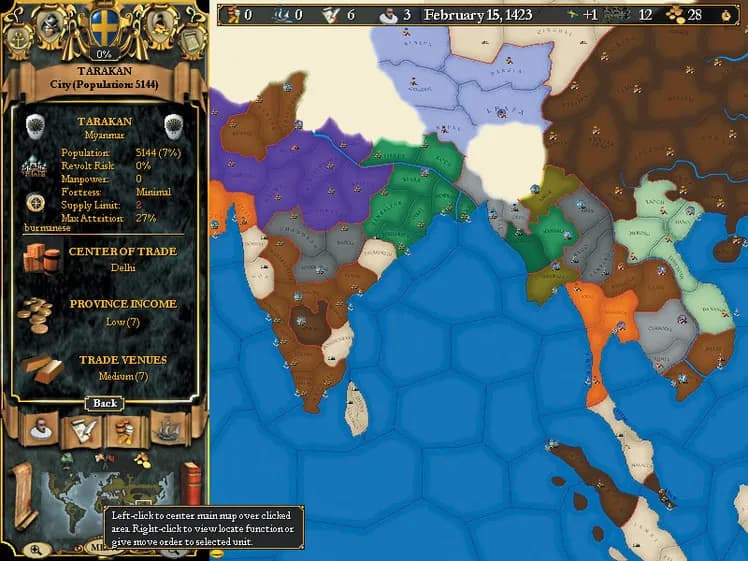 Europa Universalis II screenshot screenshot 4