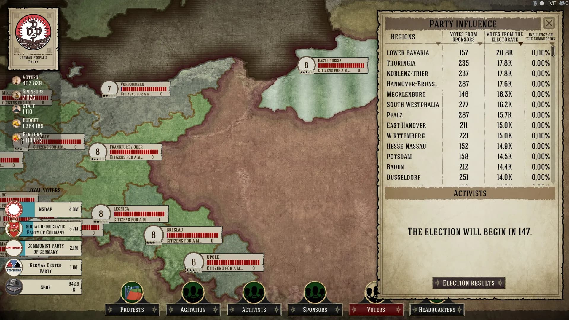 Evil Democracy: 1932 screenshot screenshot 0