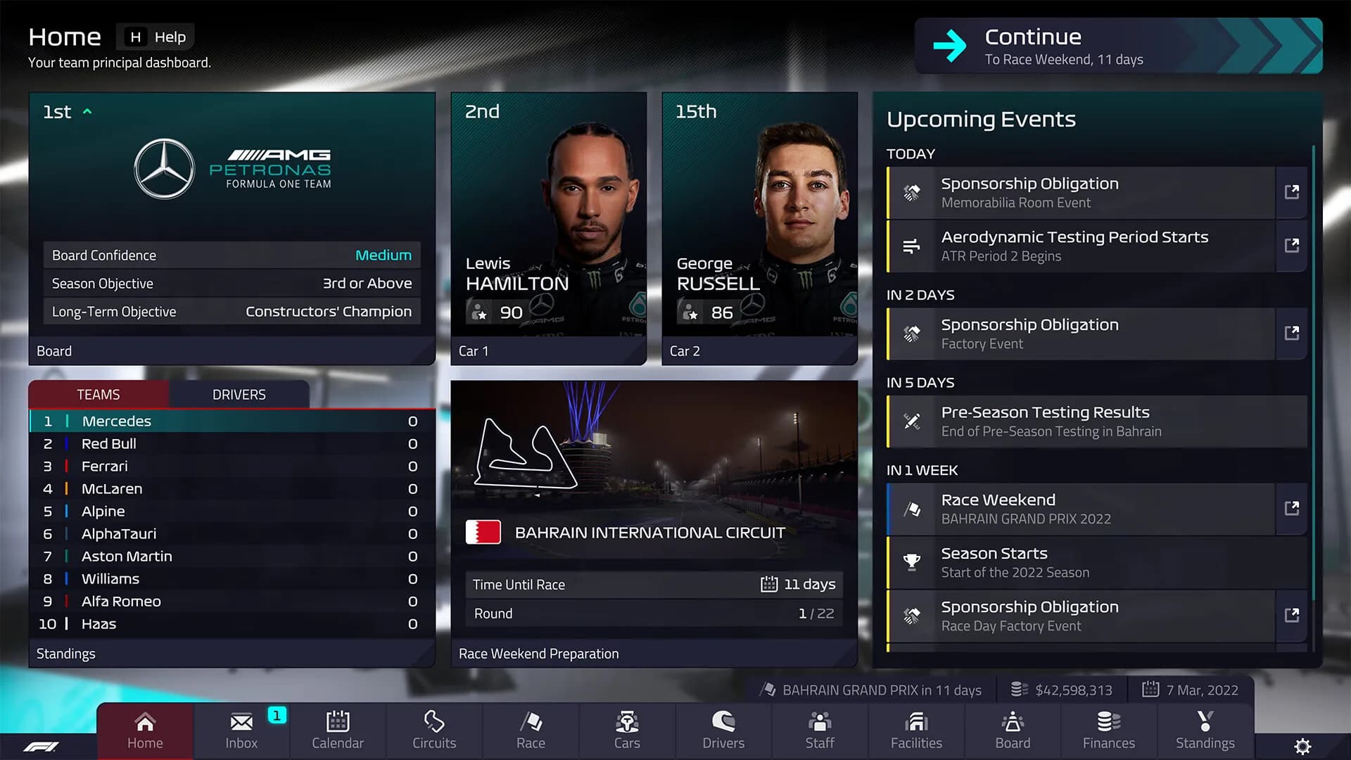 F1 Manager 2022 screenshot screenshot 2