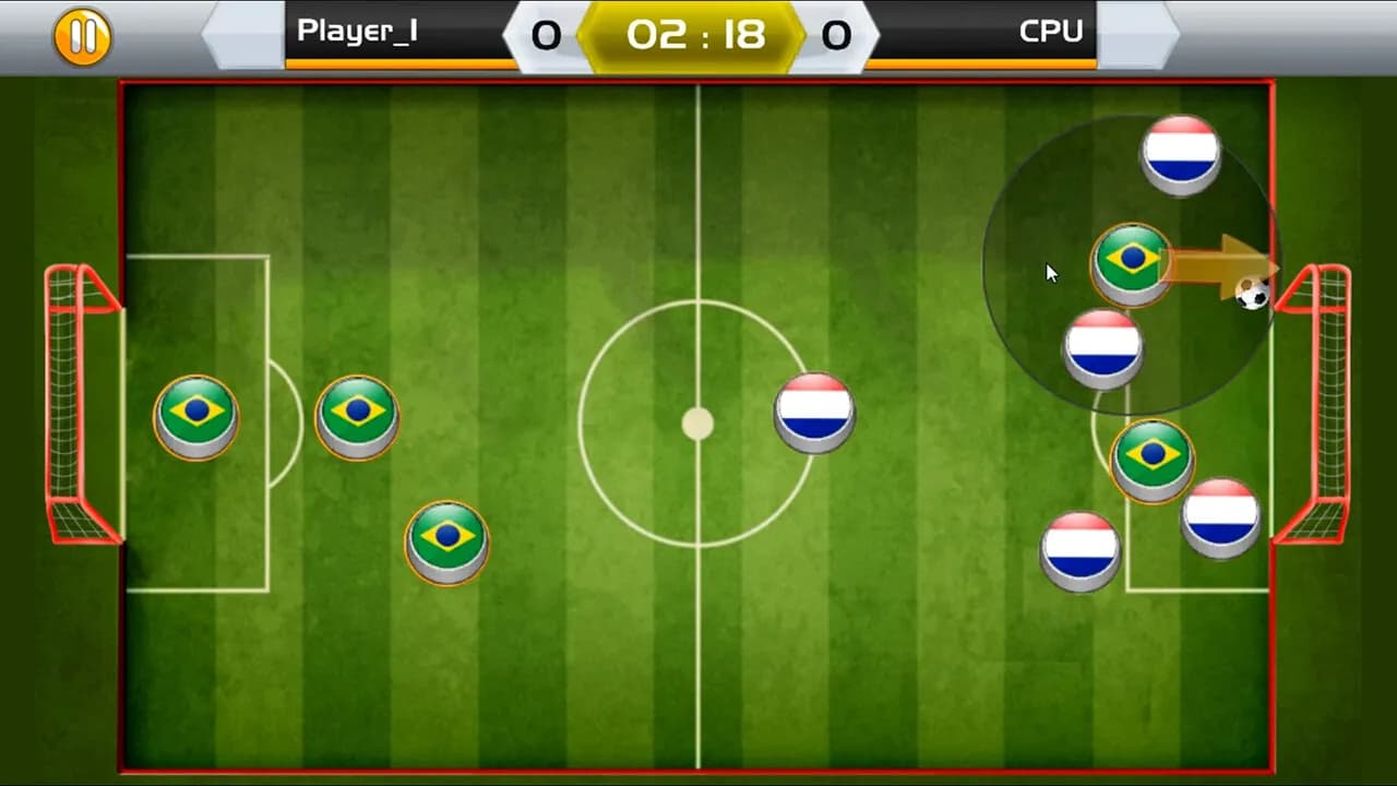 Finger Soccer screenshot screenshot 1