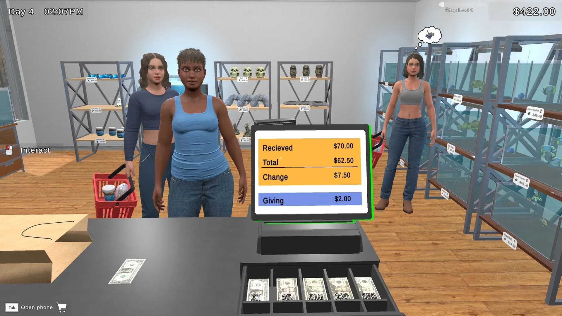 Fish Shop Simulator screenshot screenshot 4