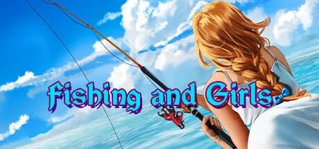 fishing and girls vertical card thumbnail