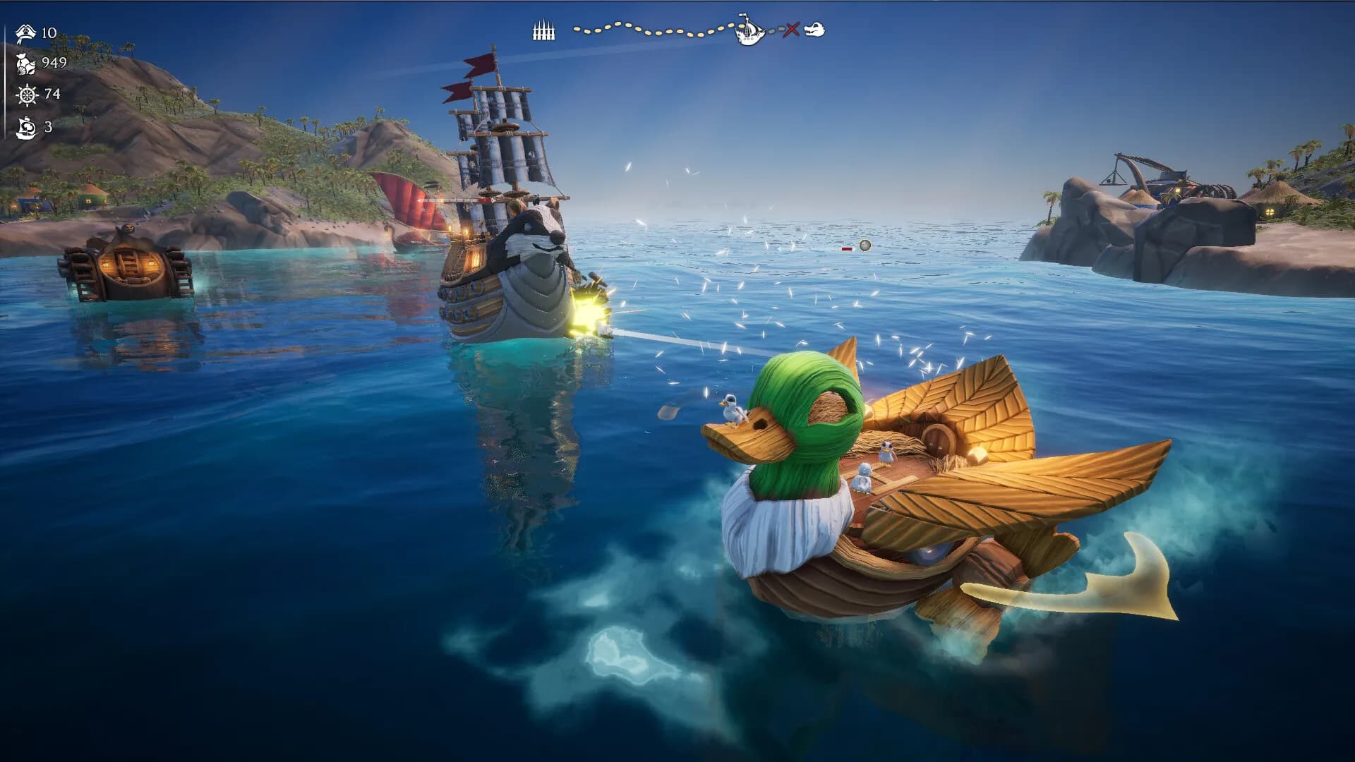 Fluffy Sailors screenshot screenshot 1