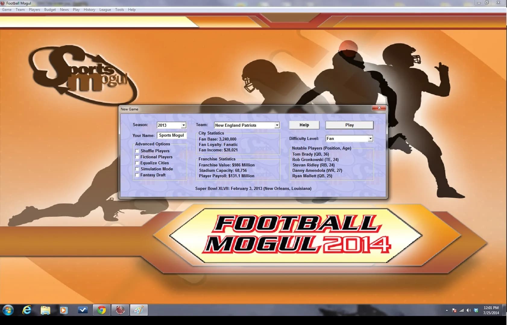 Football Mogul 2014 screenshot screenshot 3
