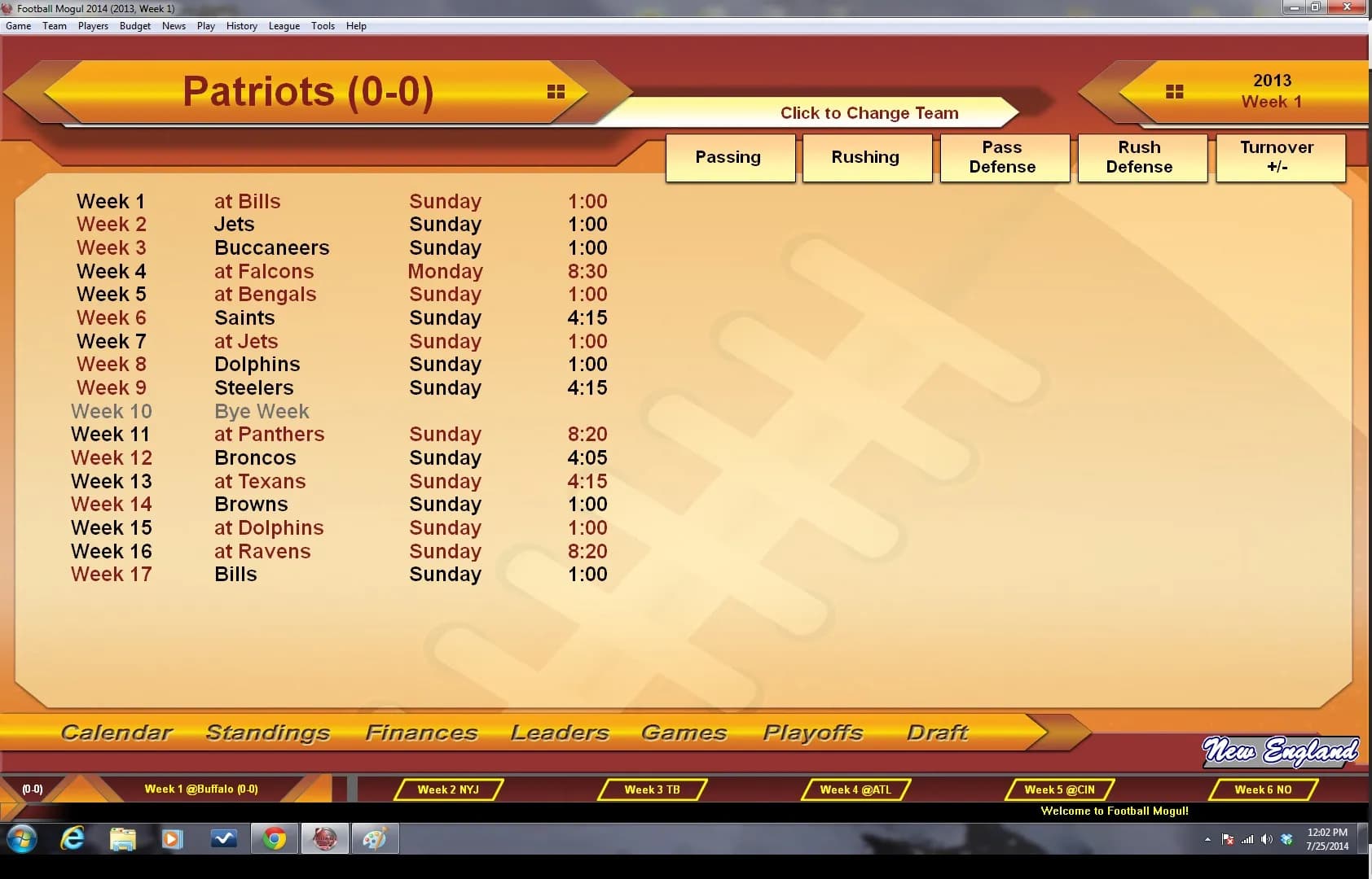 Football Mogul 2014 screenshot screenshot 4