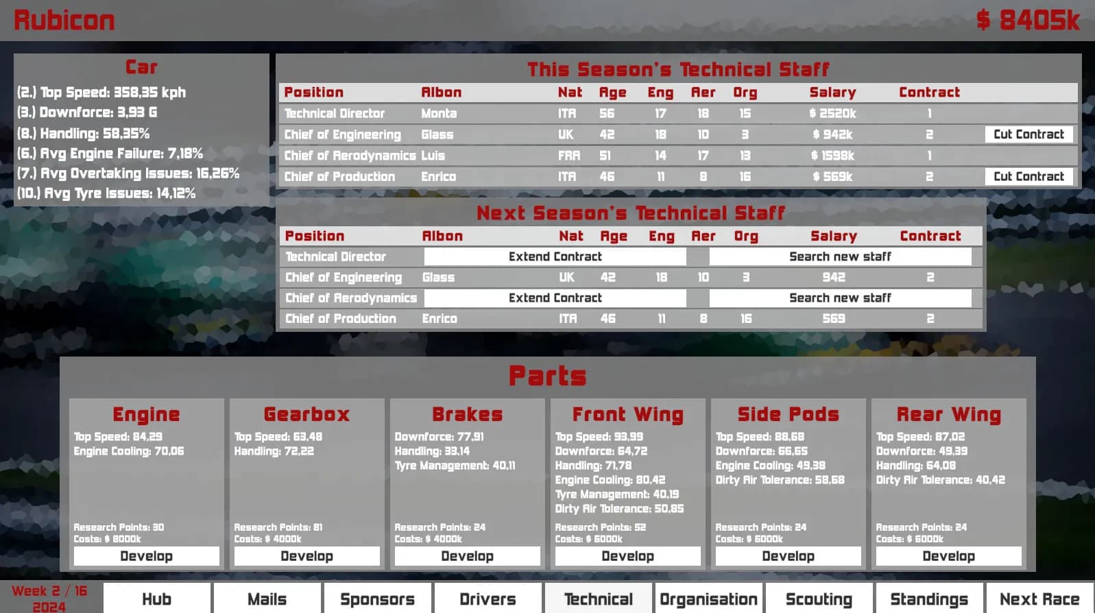 Formula Racing Manager screenshot screenshot 4