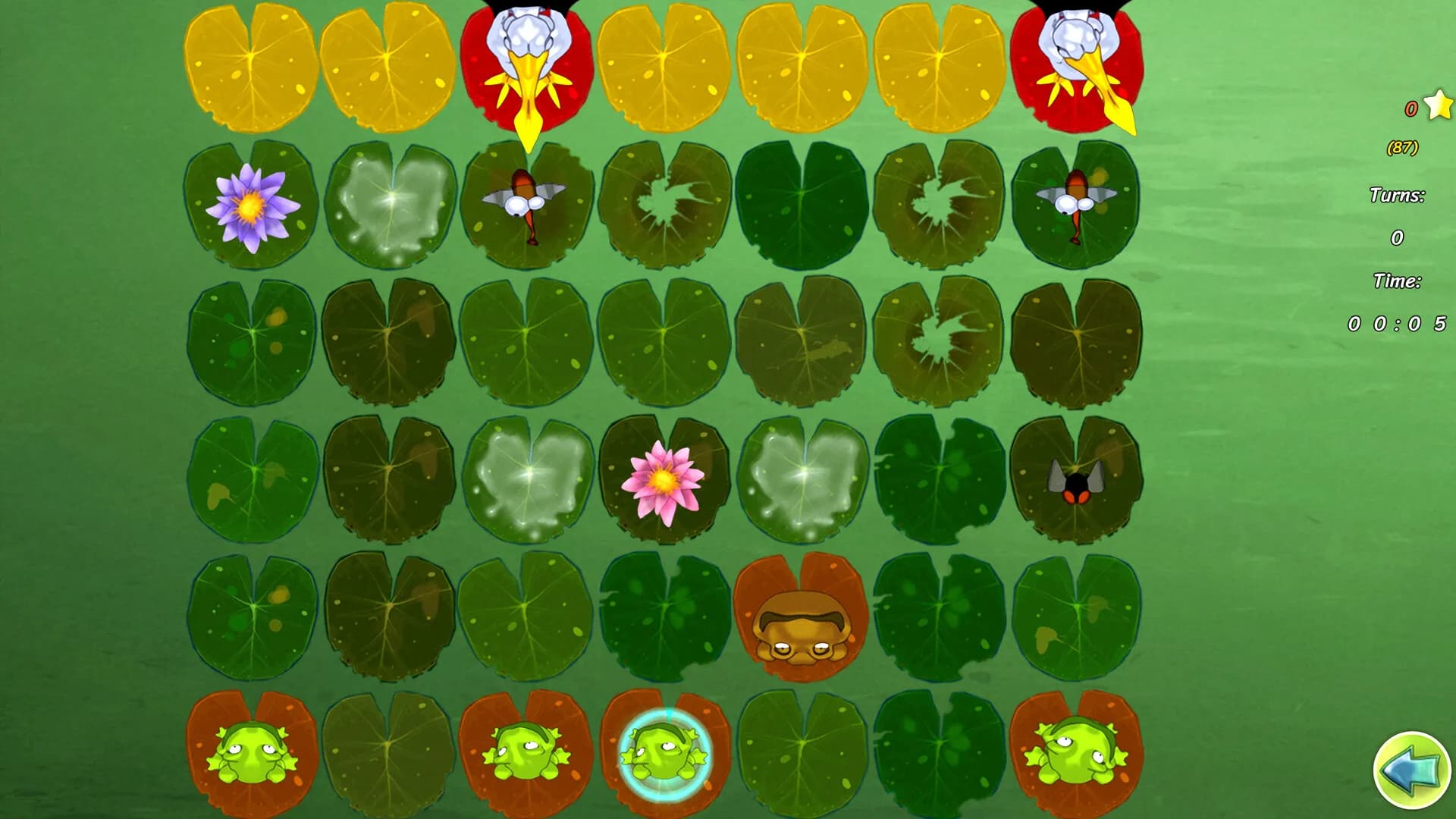 Frogs vs. Storks screenshot screenshot 0