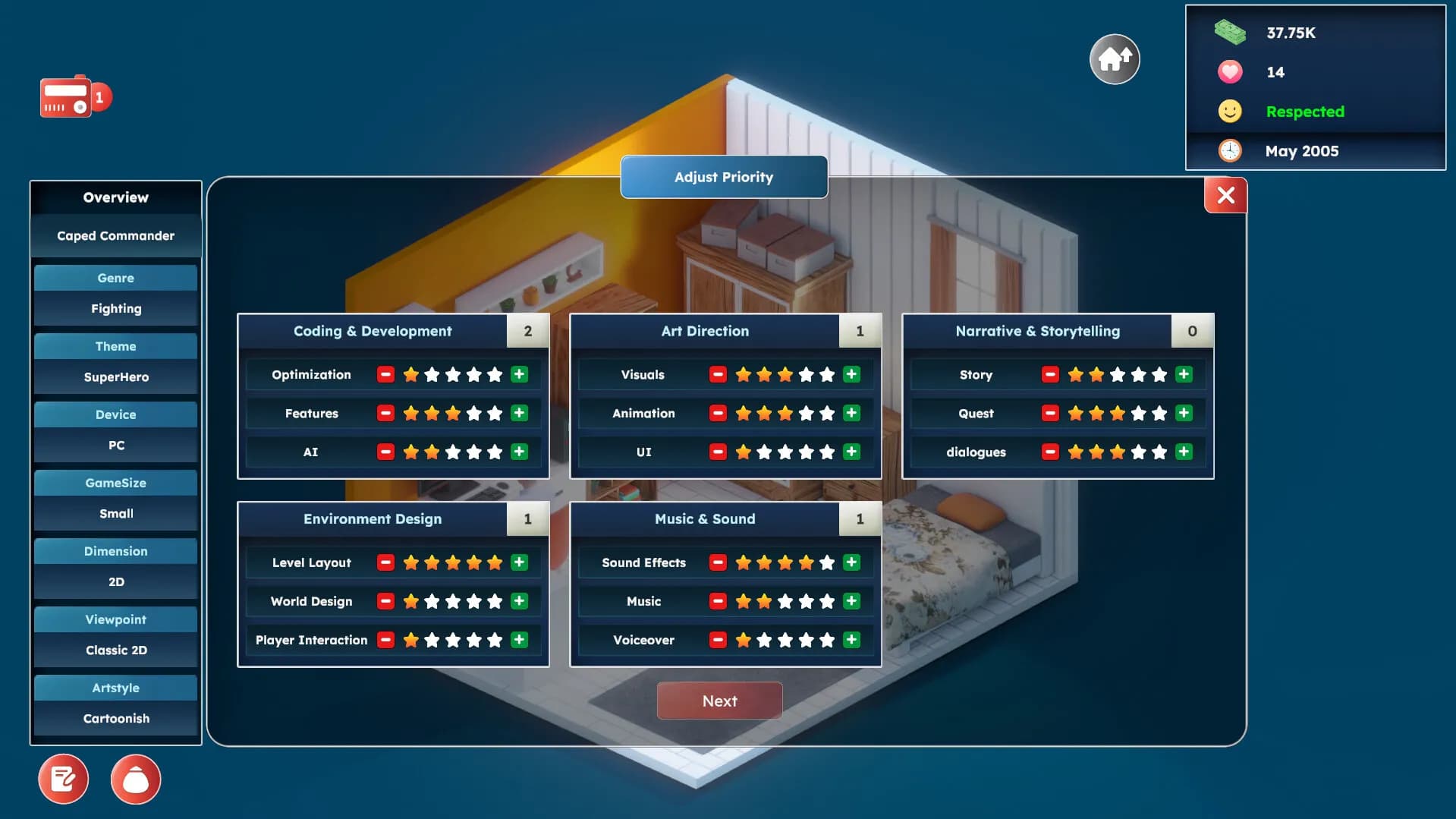 Game Builder Tycoon screenshot screenshot 1