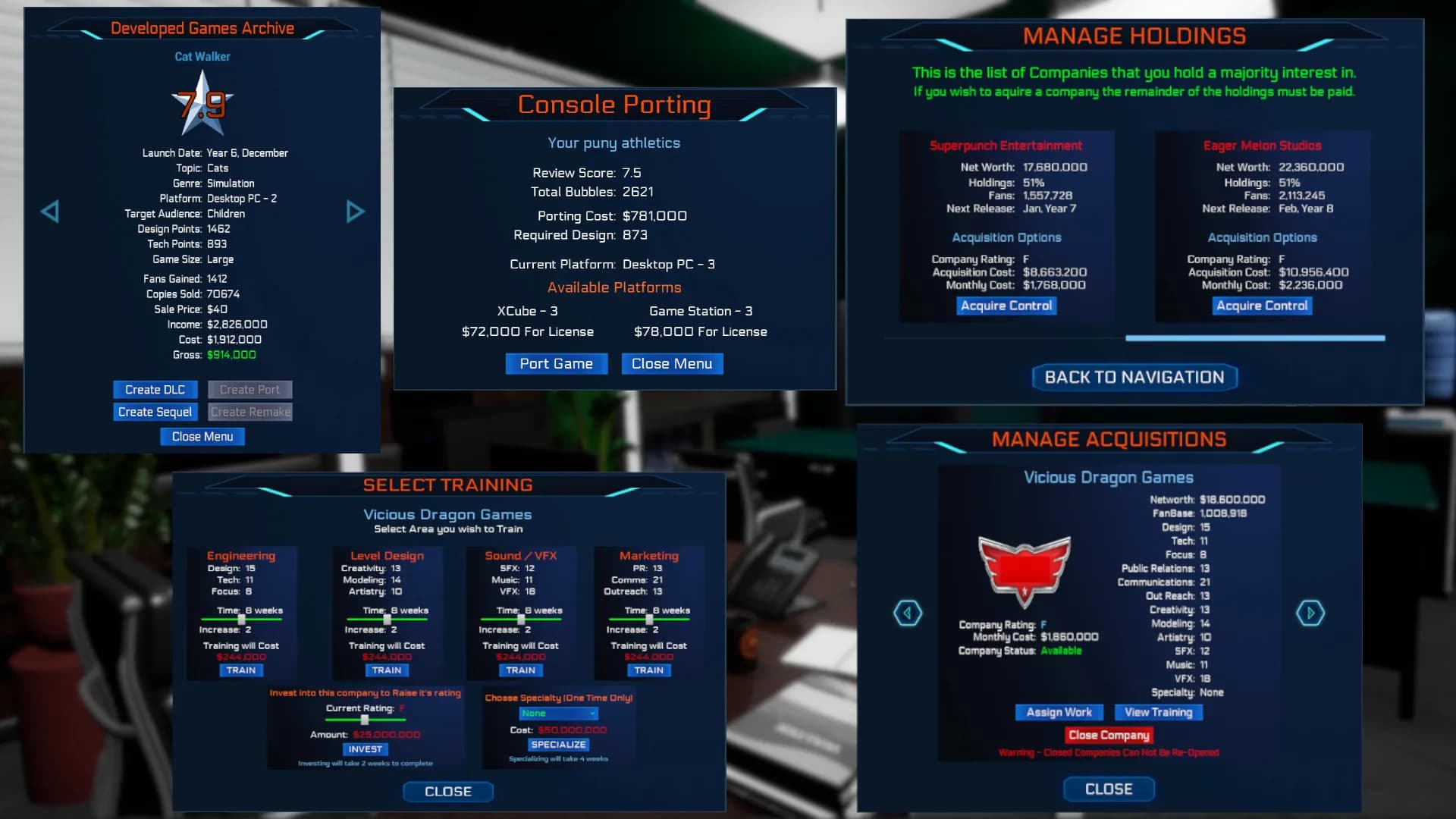 Game Dev Masters screenshot screenshot 9