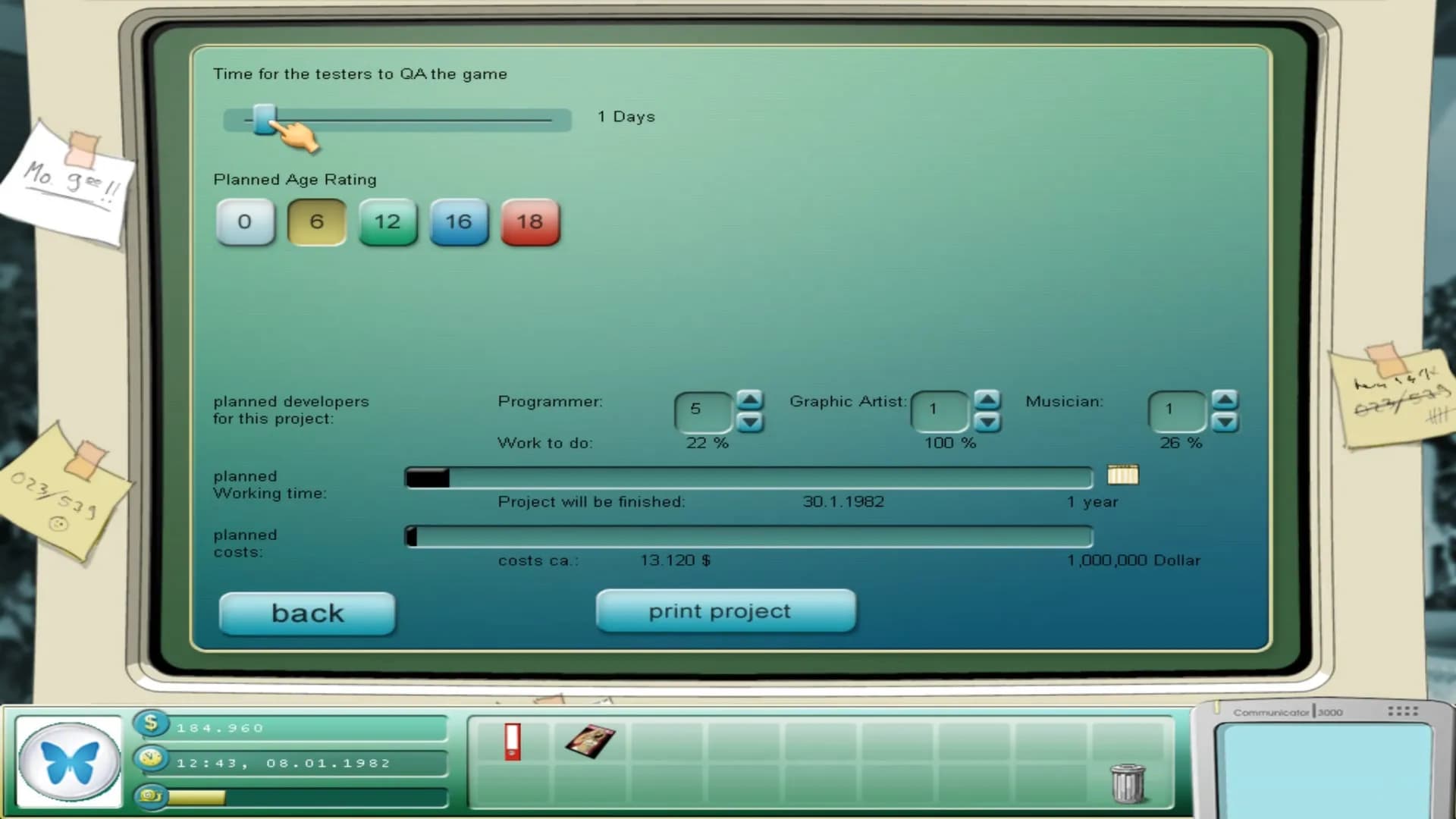 Game Tycoon 1.5 screenshot screenshot 9