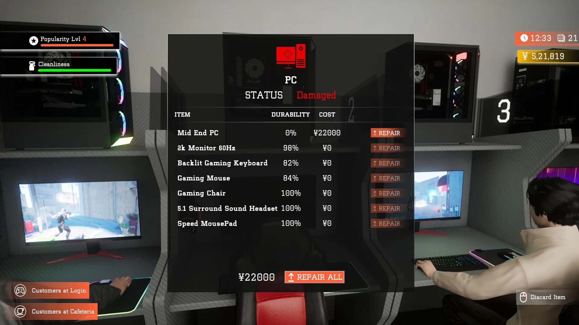 Gaming Cafe Simulator screenshot screenshot 14