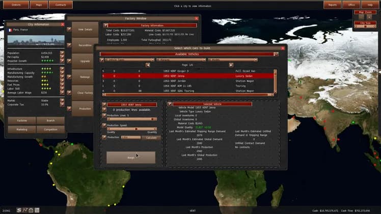 GearCity screenshot screenshot 3