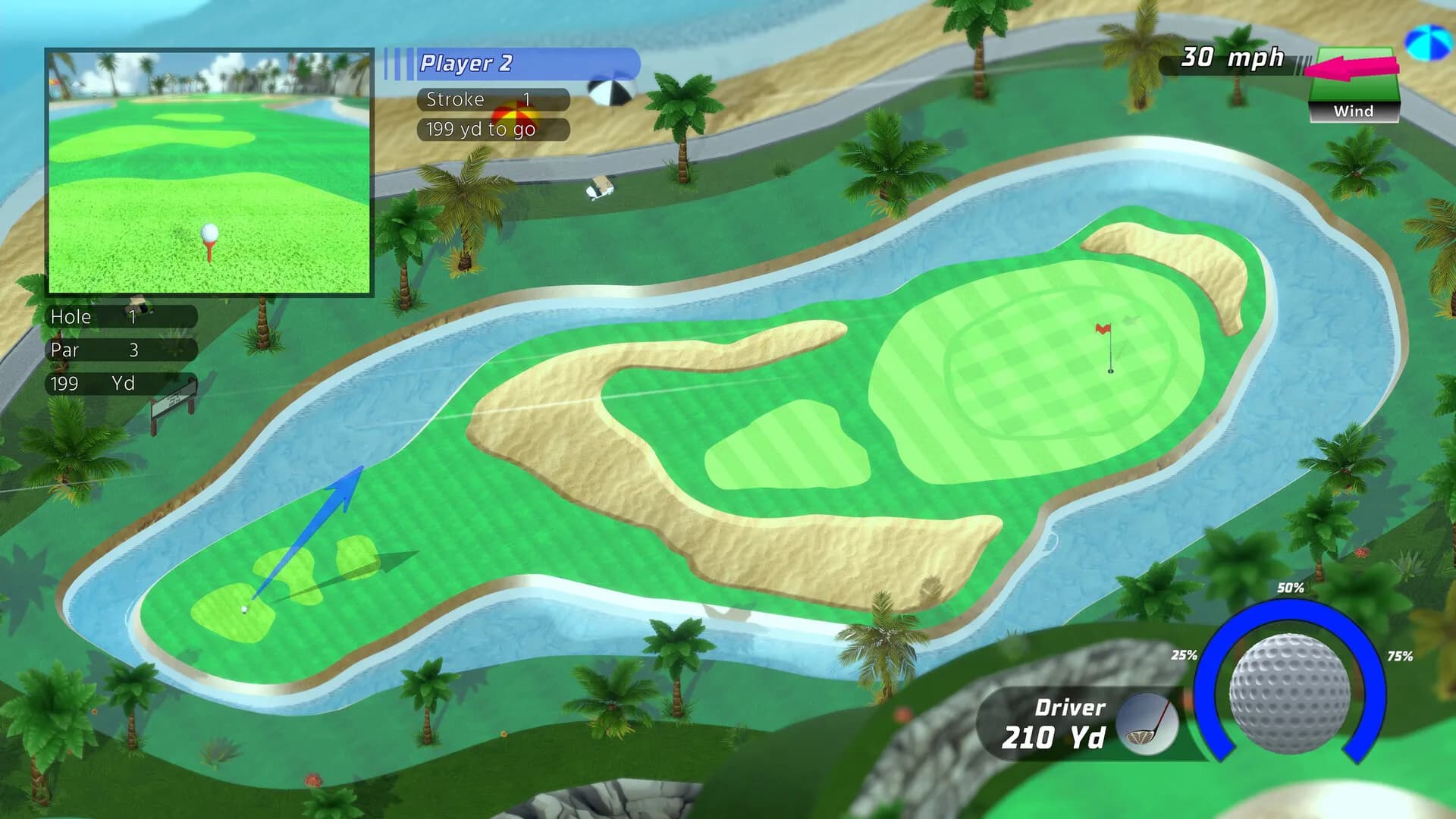 Golf Up Tropical screenshot screenshot 0