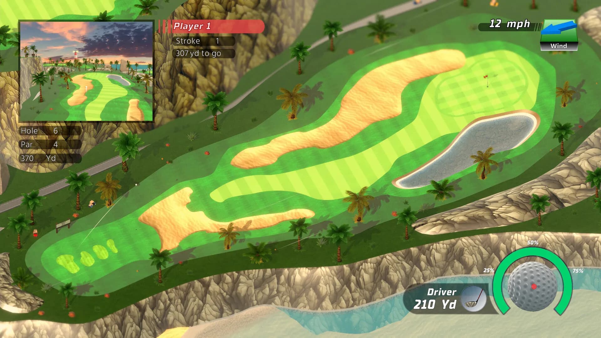 Golf Up Tropical screenshot screenshot 2