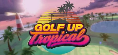 golf up tropical vertical card thumbnail