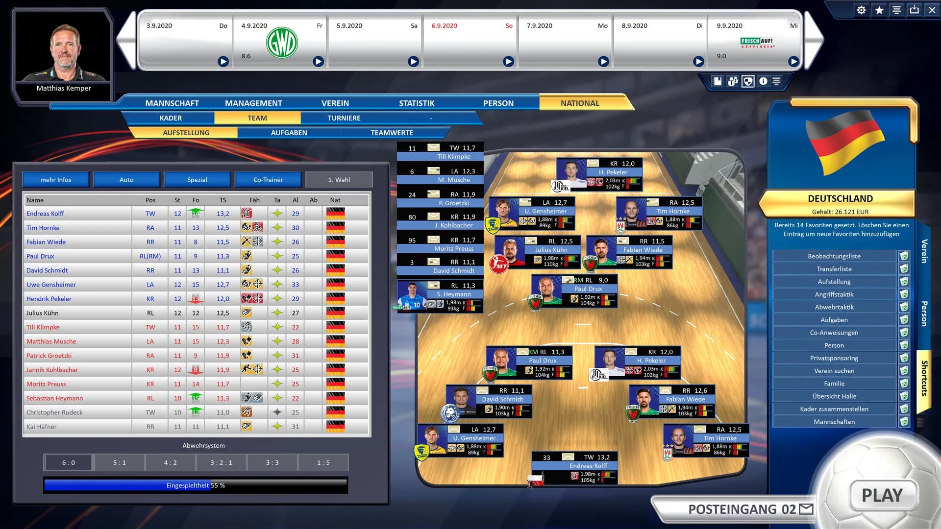 Handball Manager 2021 screenshot screenshot 20