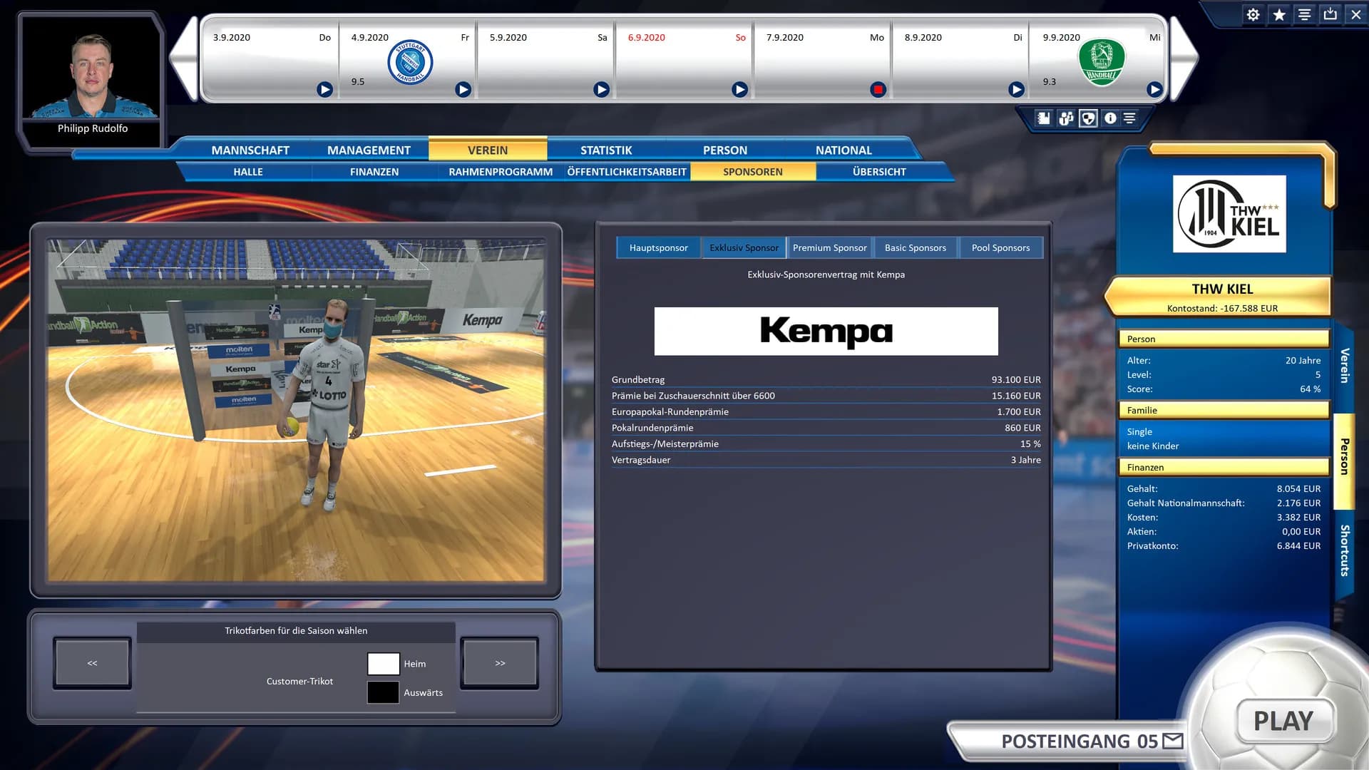 Handball Manager 2021 screenshot screenshot 23
