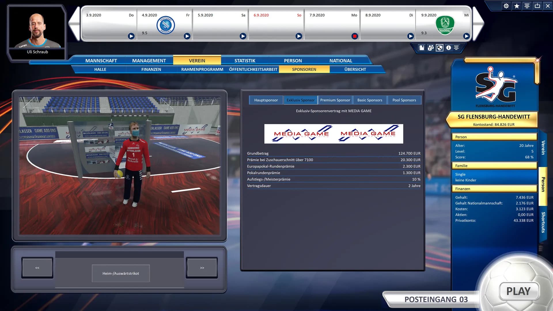 Handball Manager 2021 screenshot screenshot 24