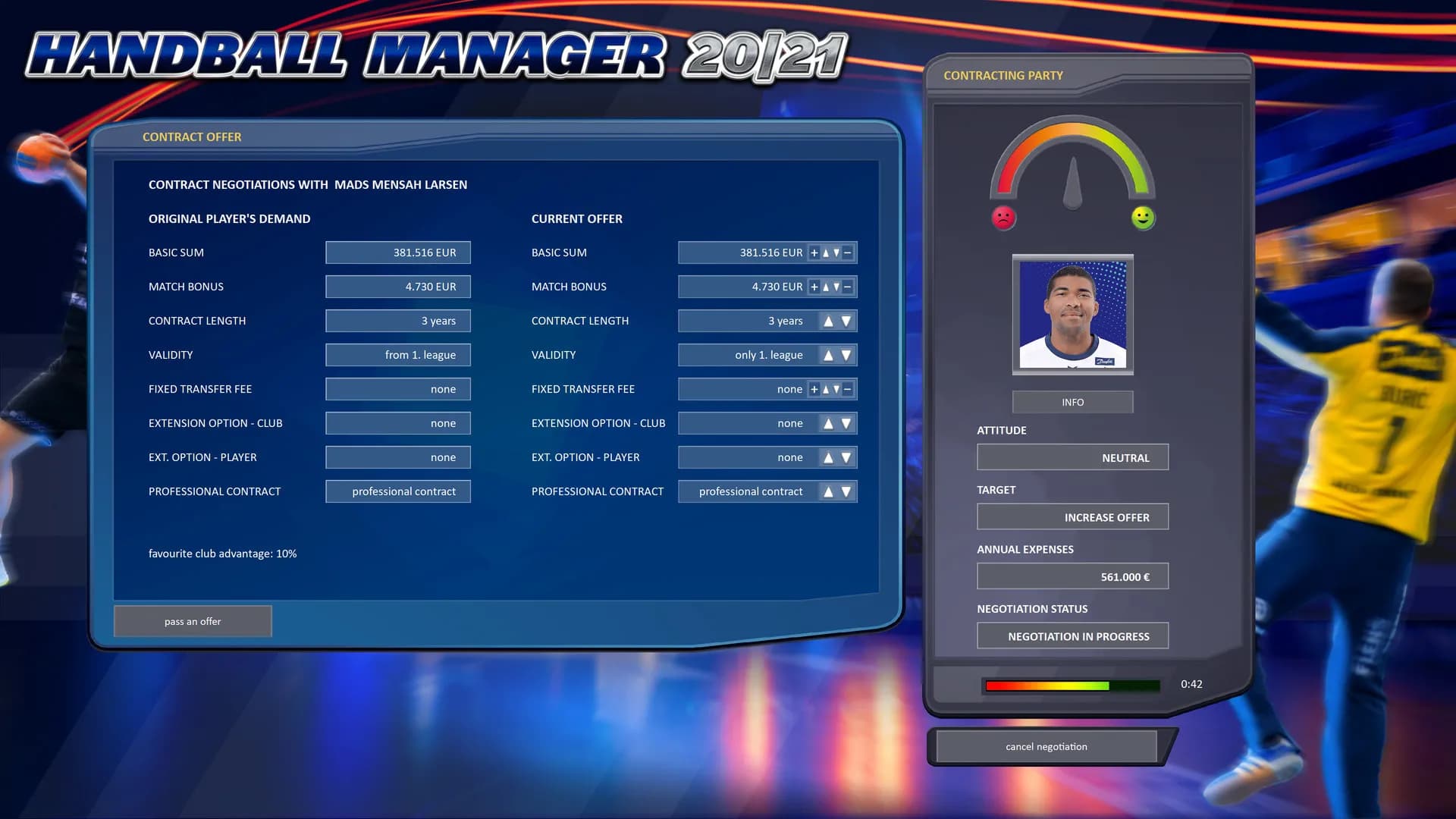 Handball Manager 2021 screenshot screenshot 6