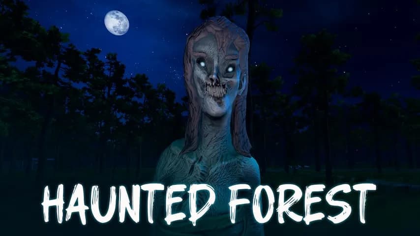 haunted forest vertical card thumbnail