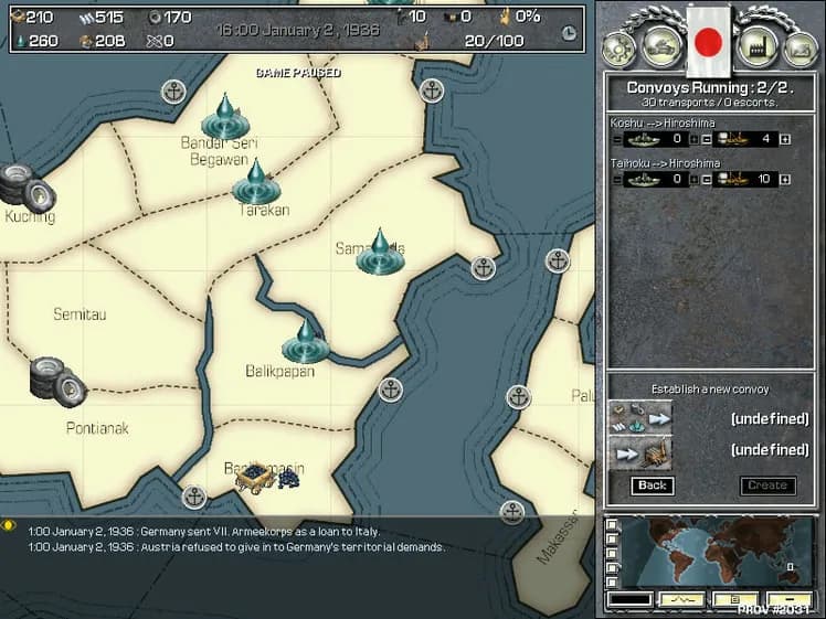 Hearts of Iron screenshot screenshot 11