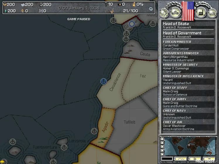 Hearts of Iron screenshot screenshot 4