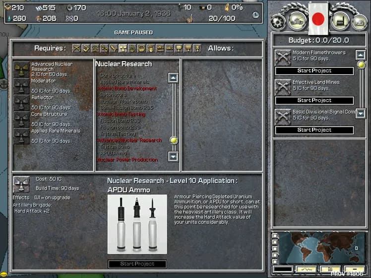 Hearts of Iron screenshot screenshot 6