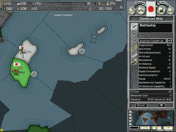 Hearts of Iron screenshot screenshot 7