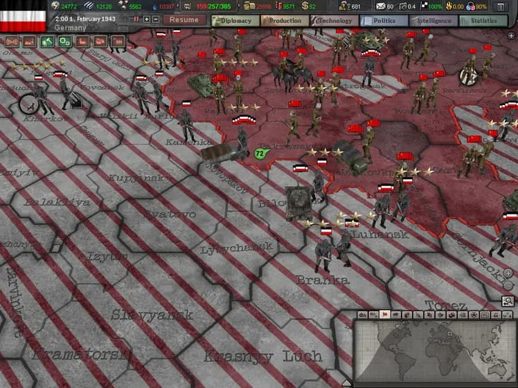 Hearts of Iron III screenshot screenshot 2