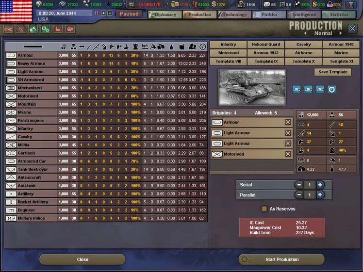 Hearts of Iron III screenshot screenshot 8