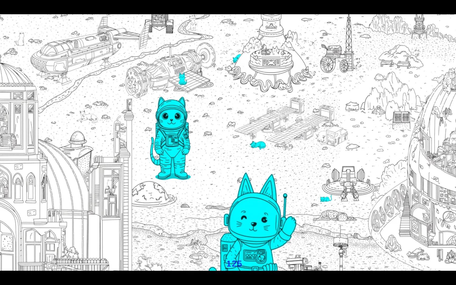 Hidden Cats of Mars screenshot screenshot 1