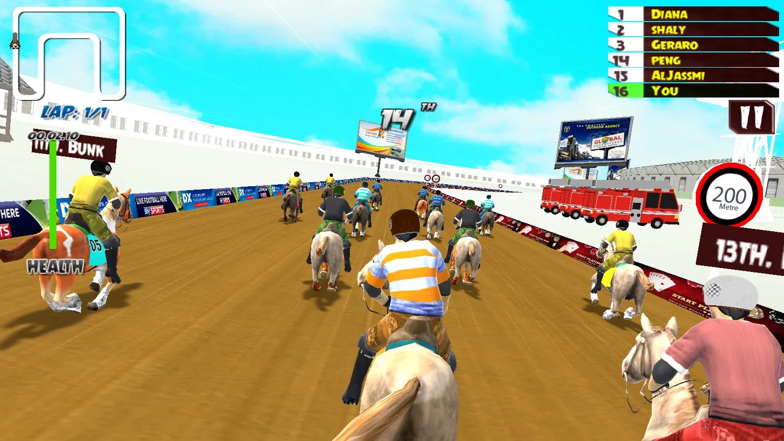 Horse Racing Rally screenshot screenshot 0