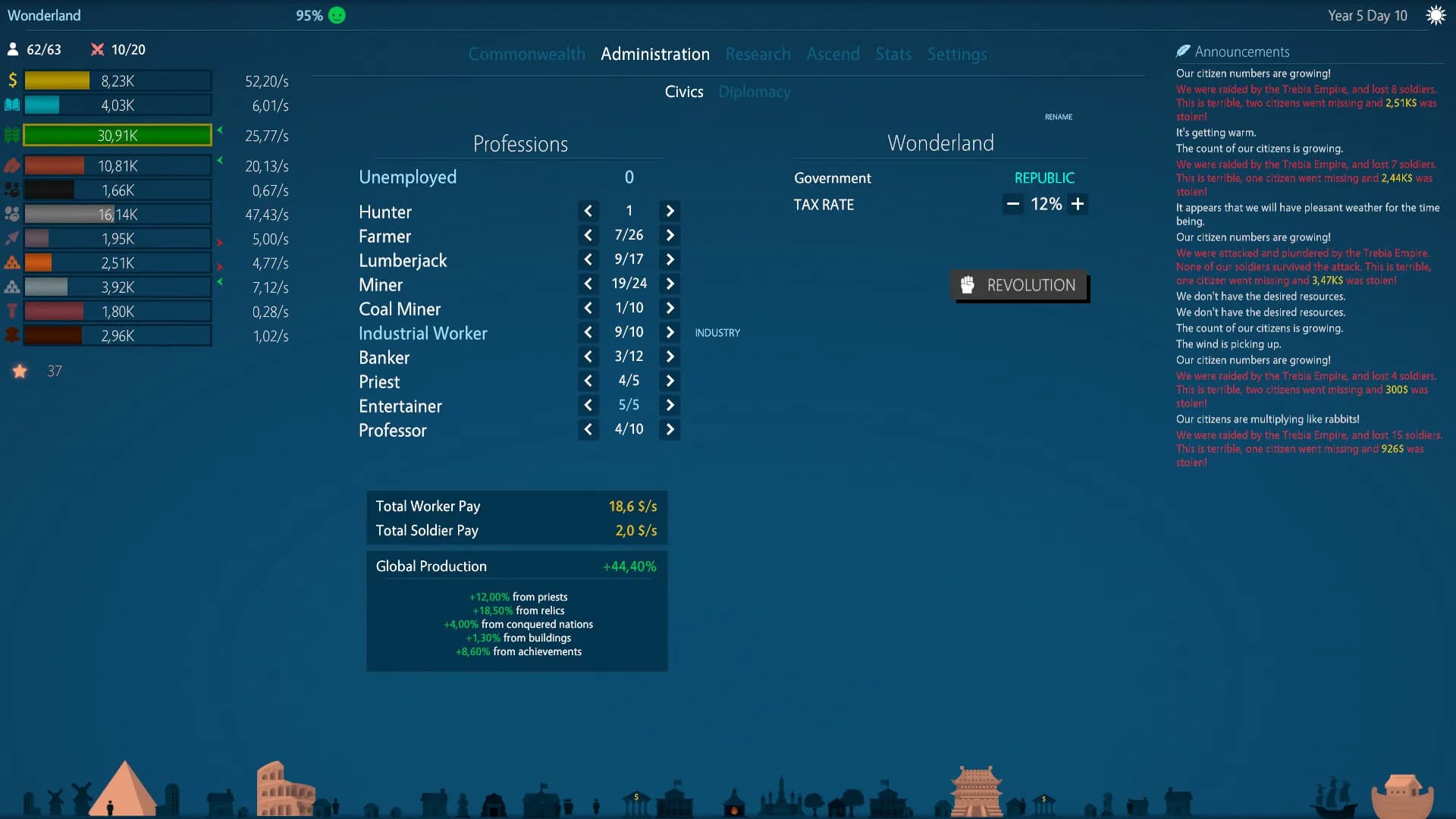 Idle Commonwealth screenshot screenshot 2
