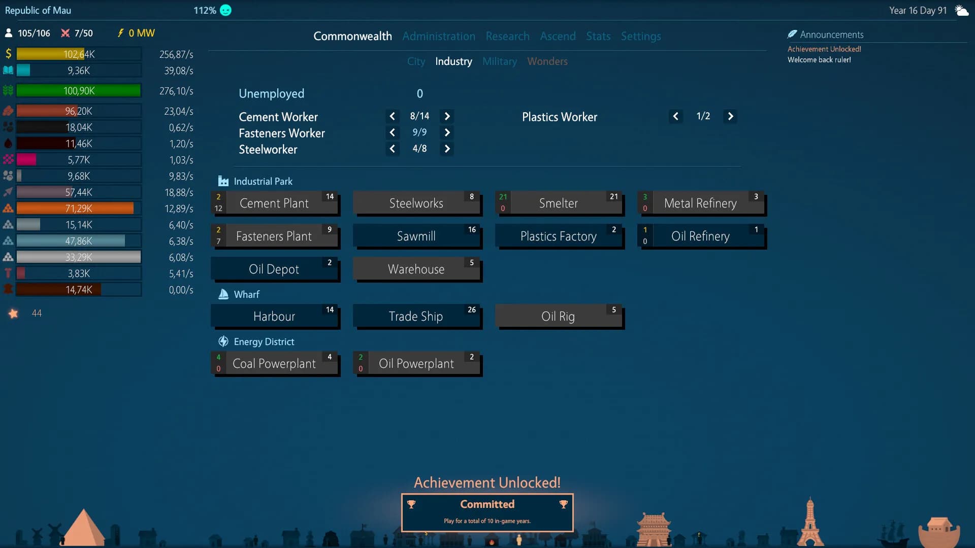 Idle Commonwealth screenshot screenshot 5