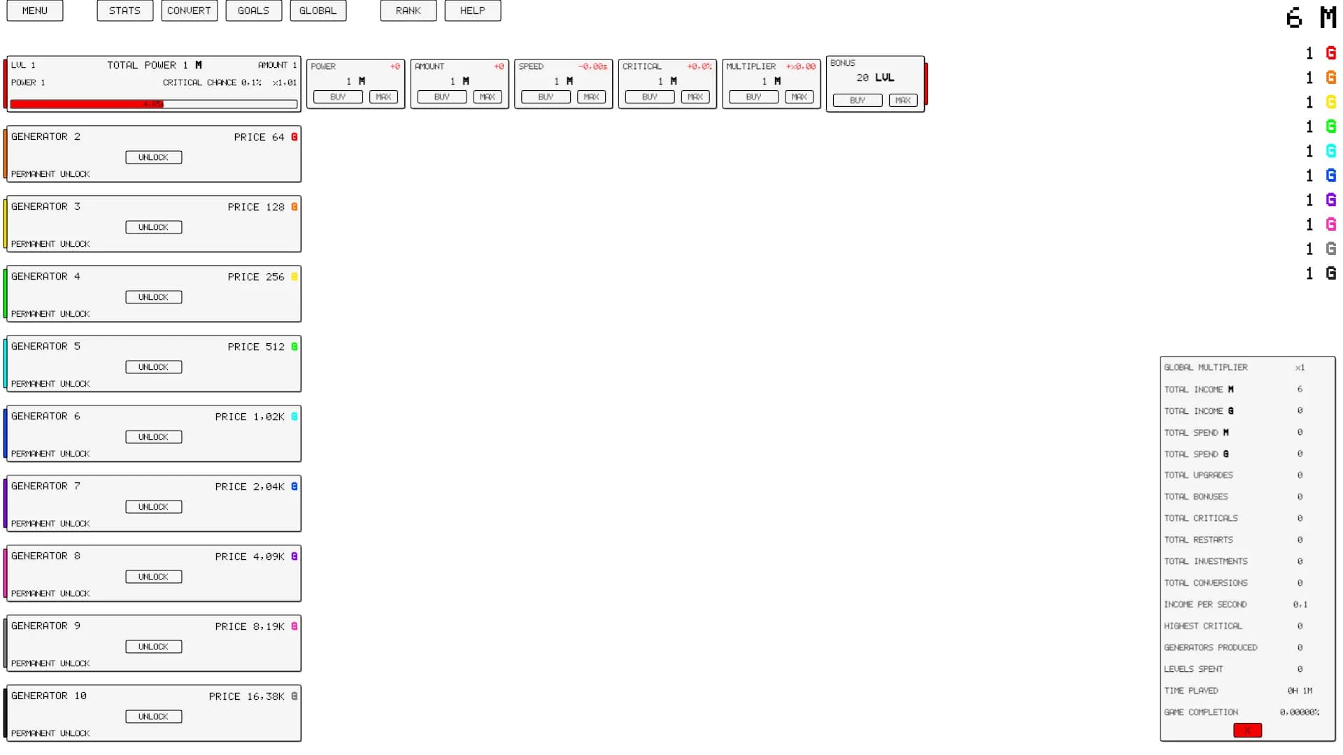 Idle: Generators screenshot screenshot 6