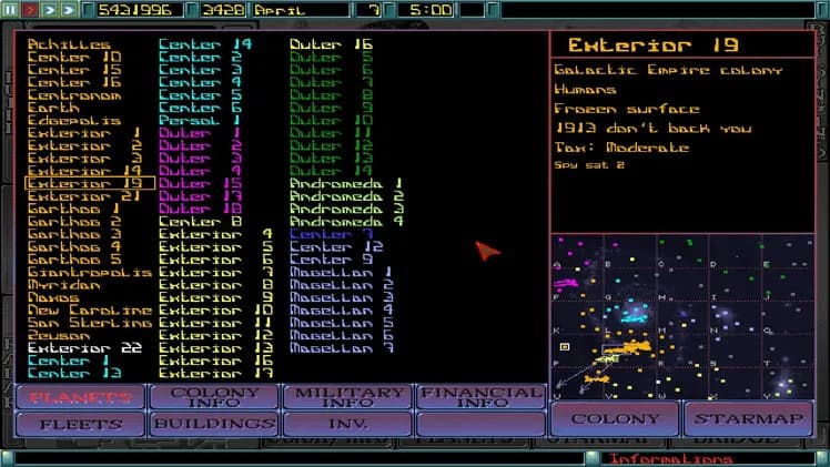 Imperium Galactica screenshot screenshot 2