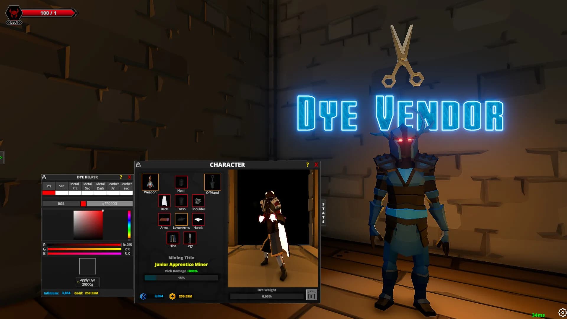 Infinimine screenshot screenshot 3