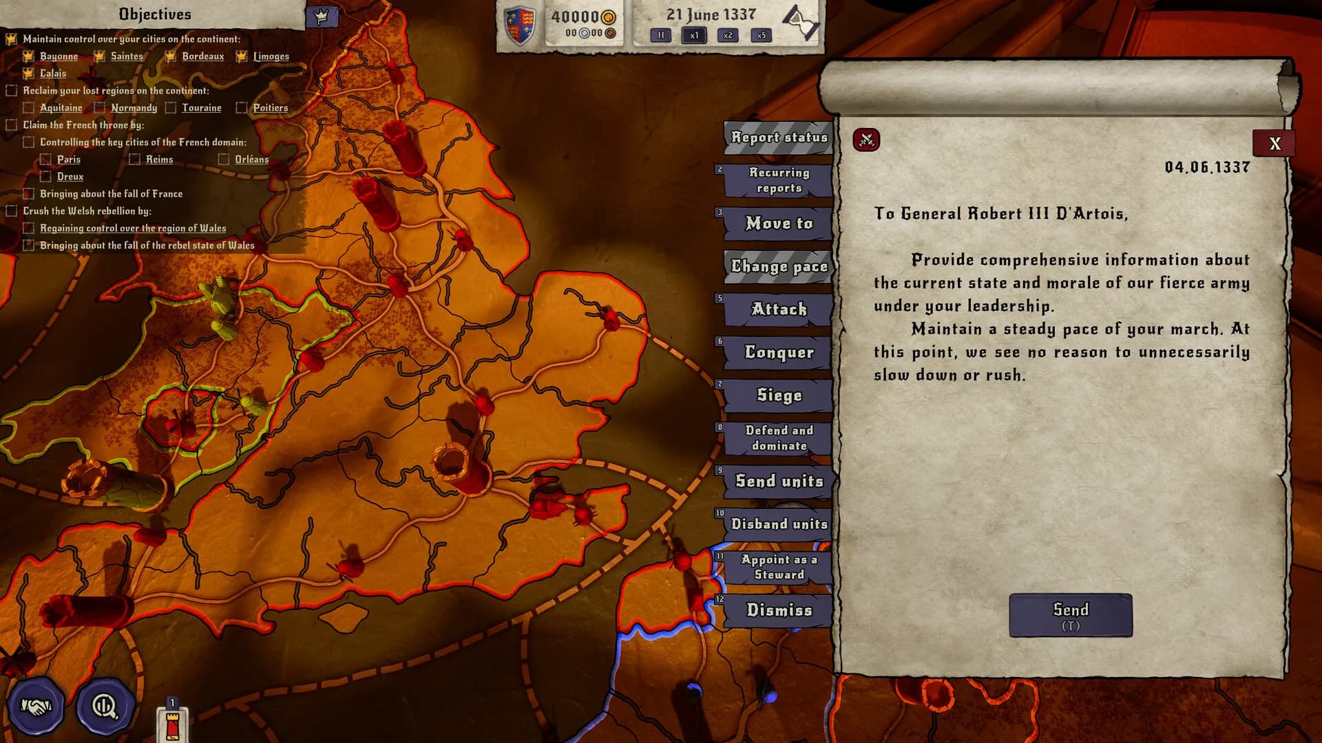 King's Orders screenshot screenshot 1