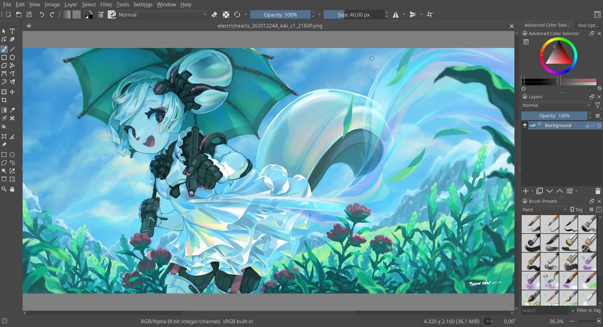 Krita screenshot screenshot 0