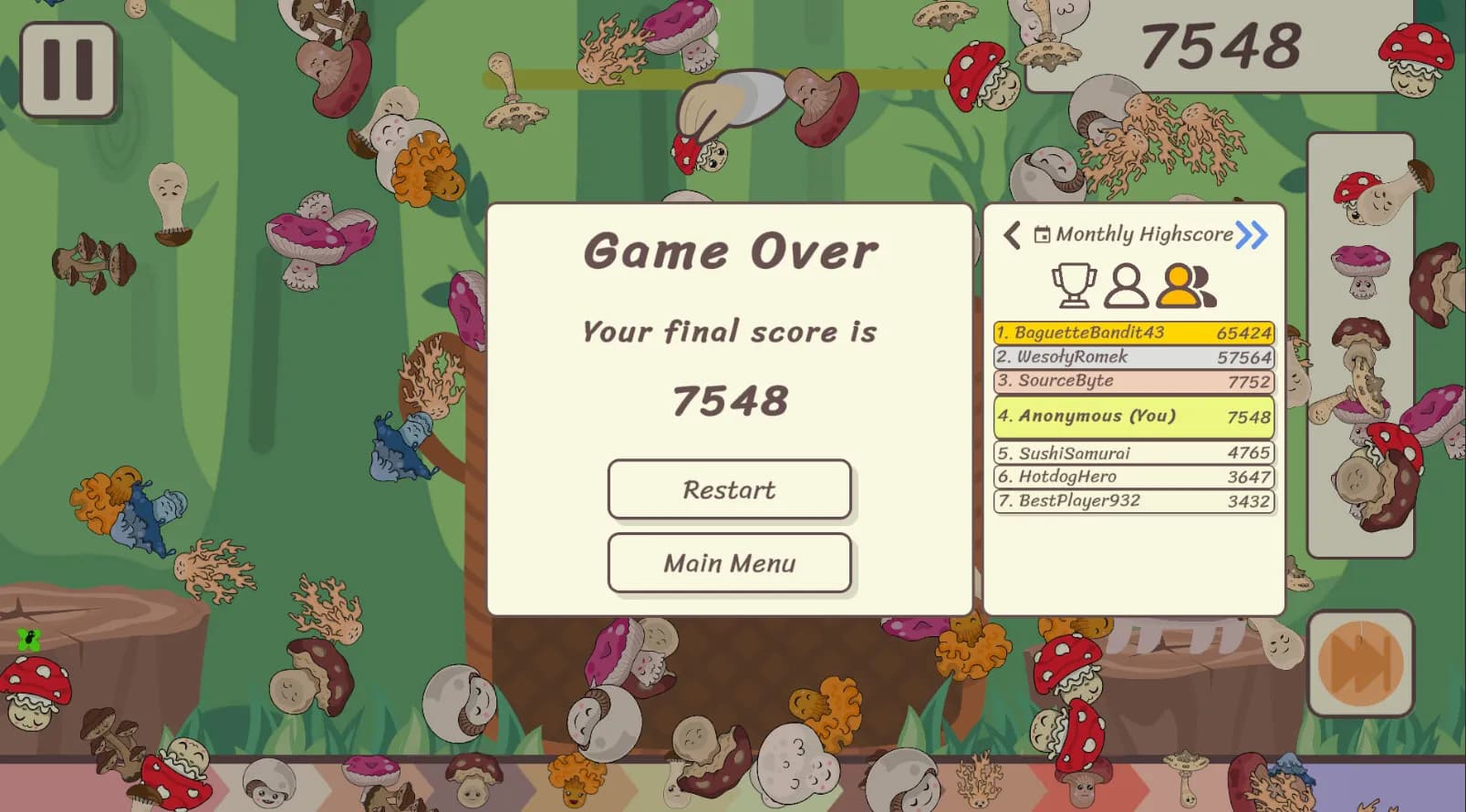 Land of Mushrooms screenshot screenshot 1