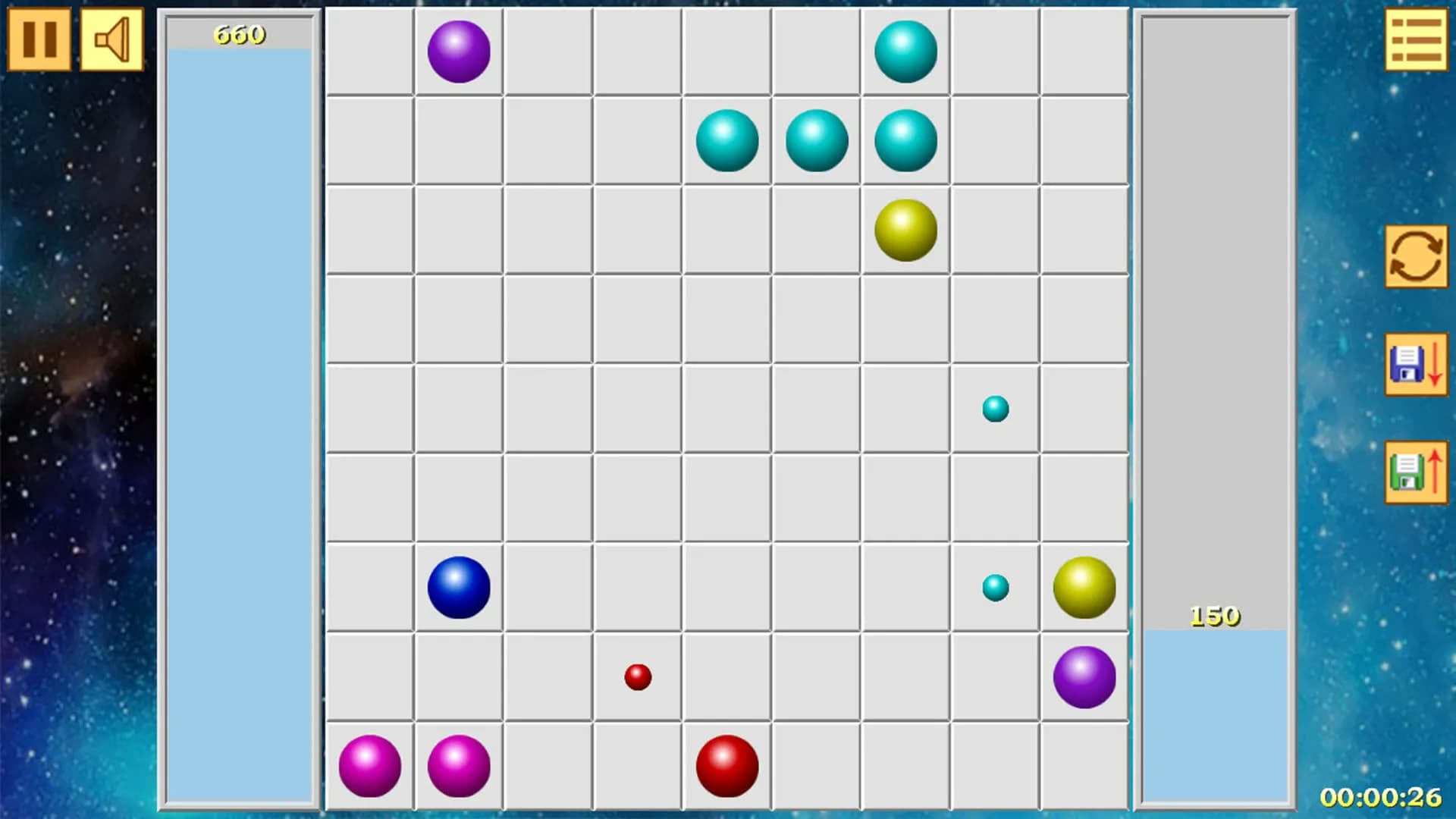 Lines of Balls screenshot screenshot 1